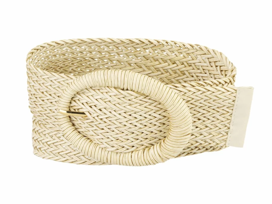 Women's Wide Waist Belt for Dress - Adjustable Woven Belt Fashion Accessory
