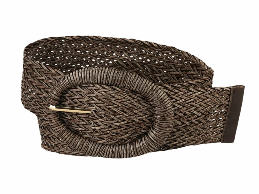 Women's Wide Waist Belt for Dress - Adjustable Woven Belt Fashion Accessory