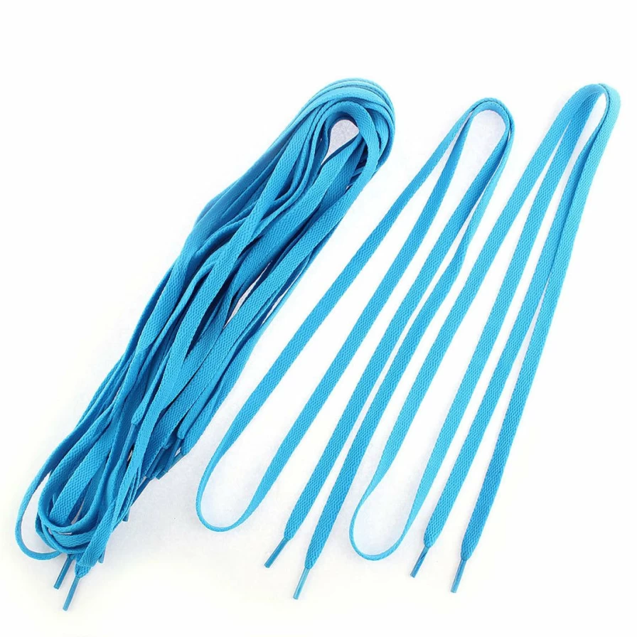 Allegra K Red Athletic Sports Sneakers with Flat Shoelaces - 5 Pairs of Comfortable Shoe Accessories