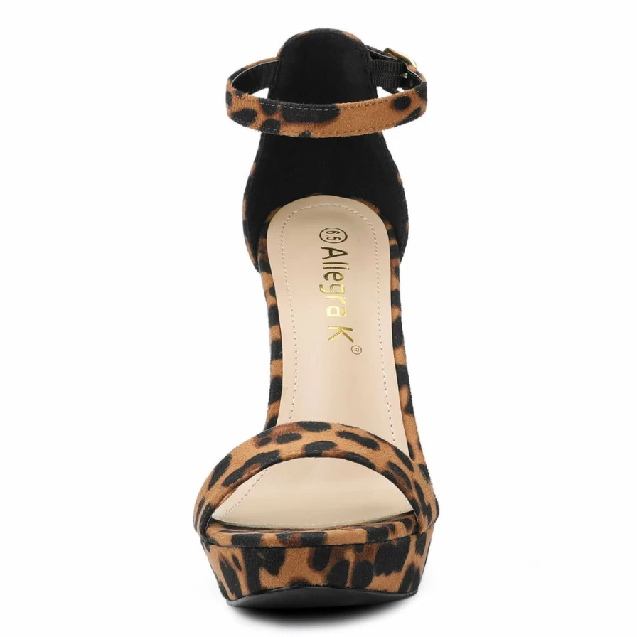 Women's Chunky High Heel Sandals with Ankle Strap & Platform - * Brand Fashion Footwear
