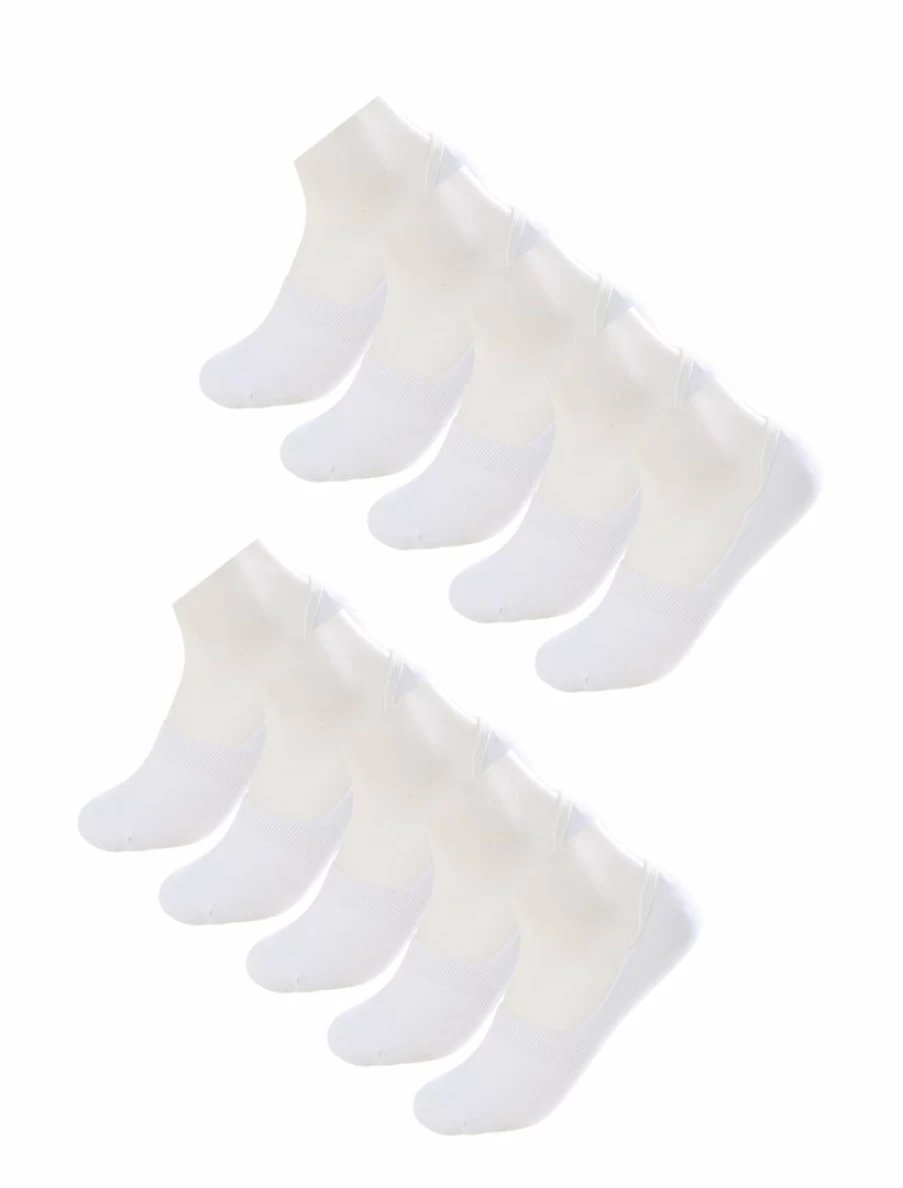 Allegra K Men's 10 Pack Black No Show Socks with Silica Gel Grips - Invisible Nonslip Low Cut Ankle Socks