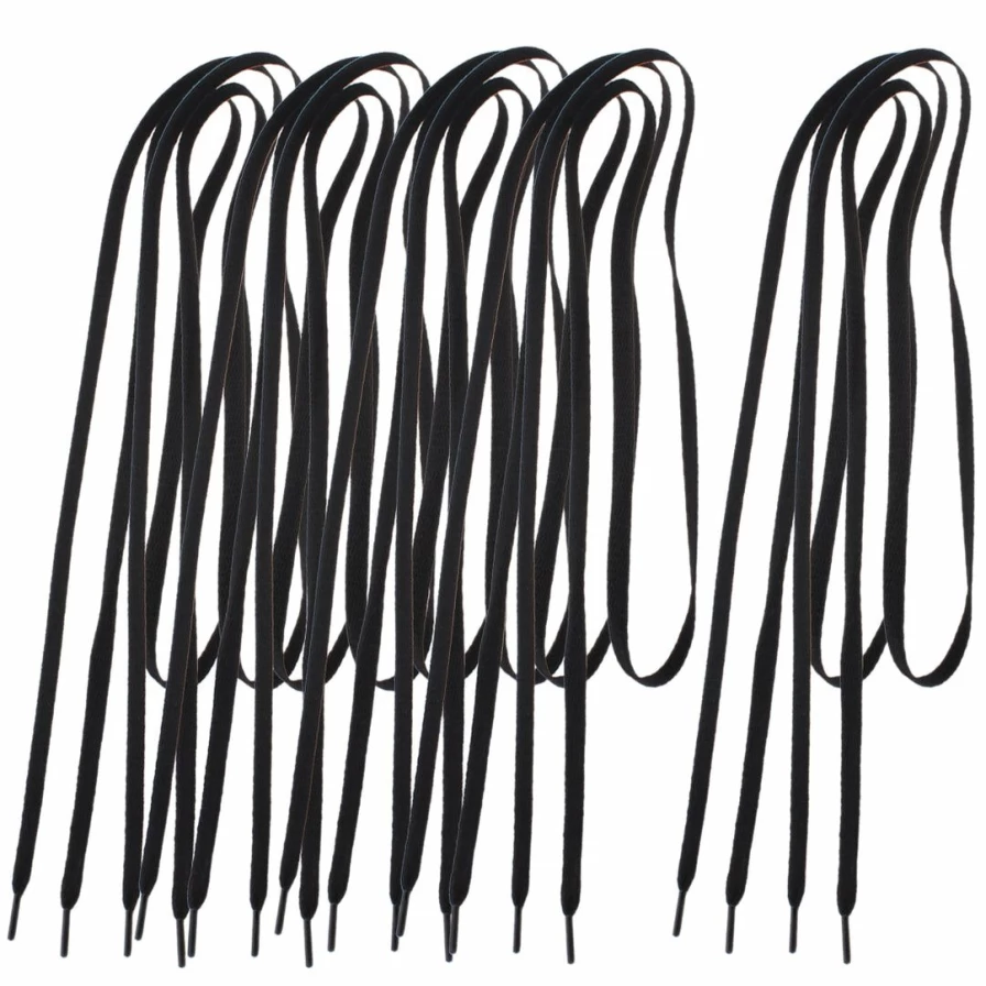 10-Pack Durable Comfortable Sneaker Shoelaces for Adults - Travel & Leisure Replacement Shoe Laces