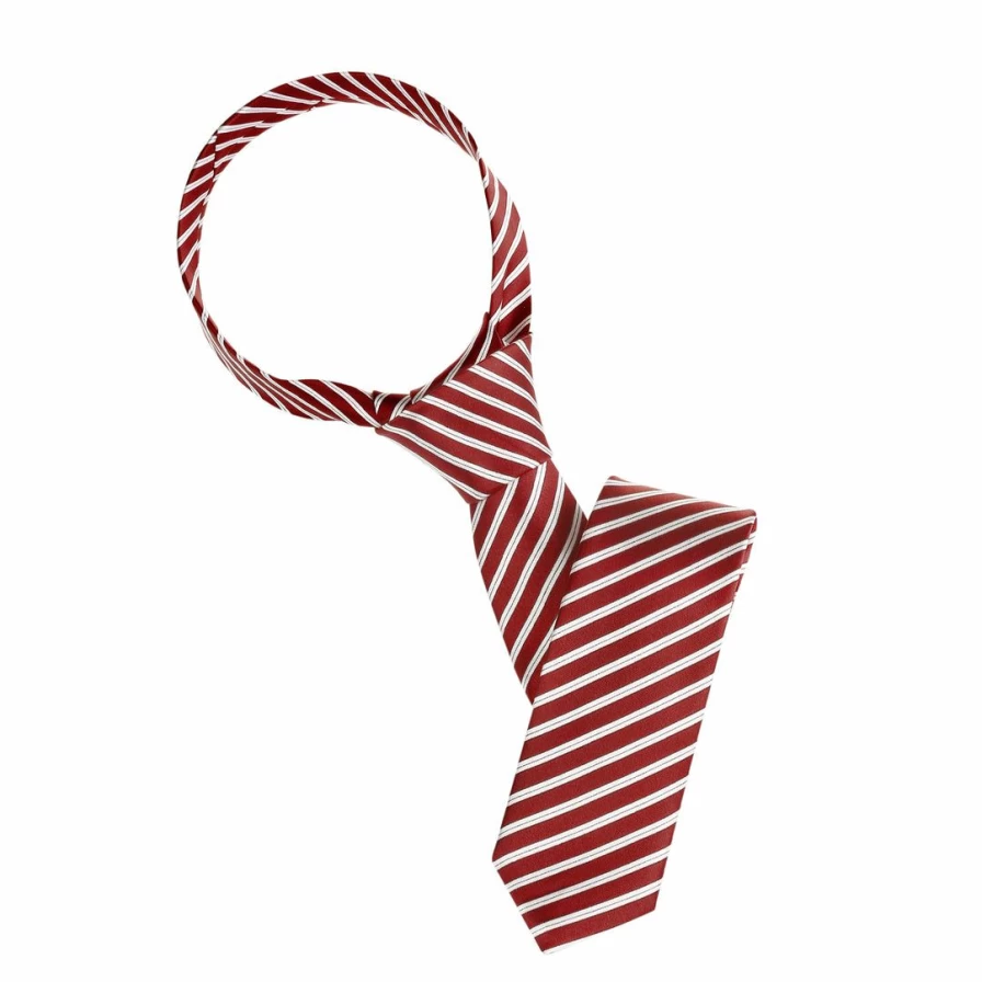 "Classic Self-Tied Striped Skinny Tie for Women & Men - Slim Necktie Accessory"