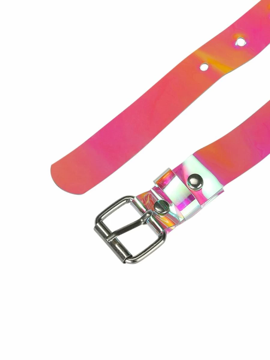 Colorful Transparent Waist Belts for Dresses with Square Buckle - Stylish Clear Belts Accessories