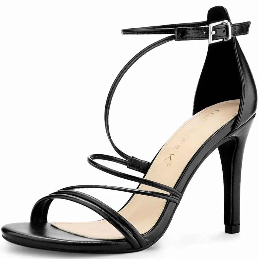 Women's Elegant Strappy Stiletto Heel Sandals for Parties & Evening Events