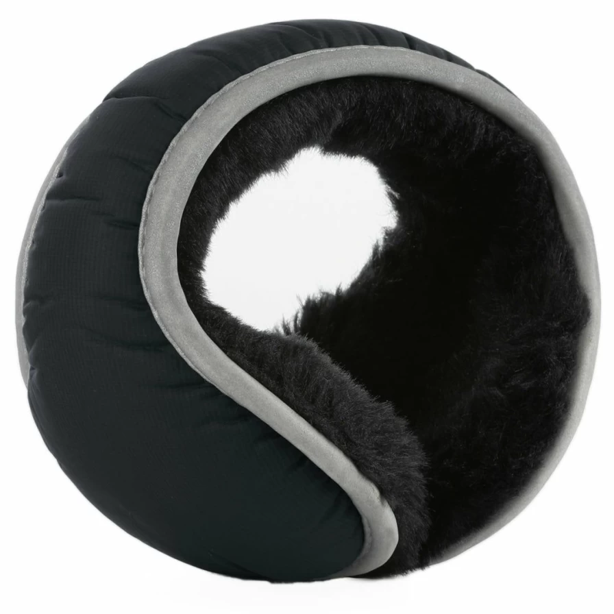 "Stylish Winter Earmuffs with Reflective Stripe – Foldable Unisex Design for Men & Women"