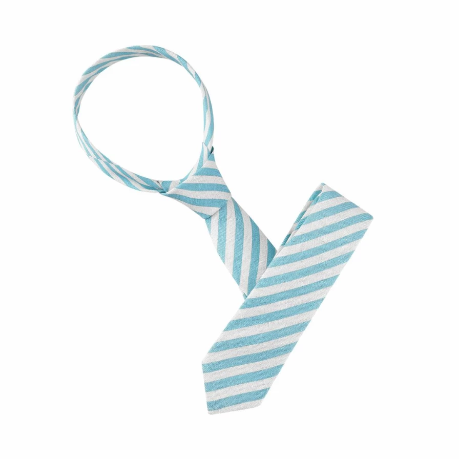 "Stylish Skinny Linen Stripe Necktie for Men - Formal & Casual Self-Tie Business Accessory"
