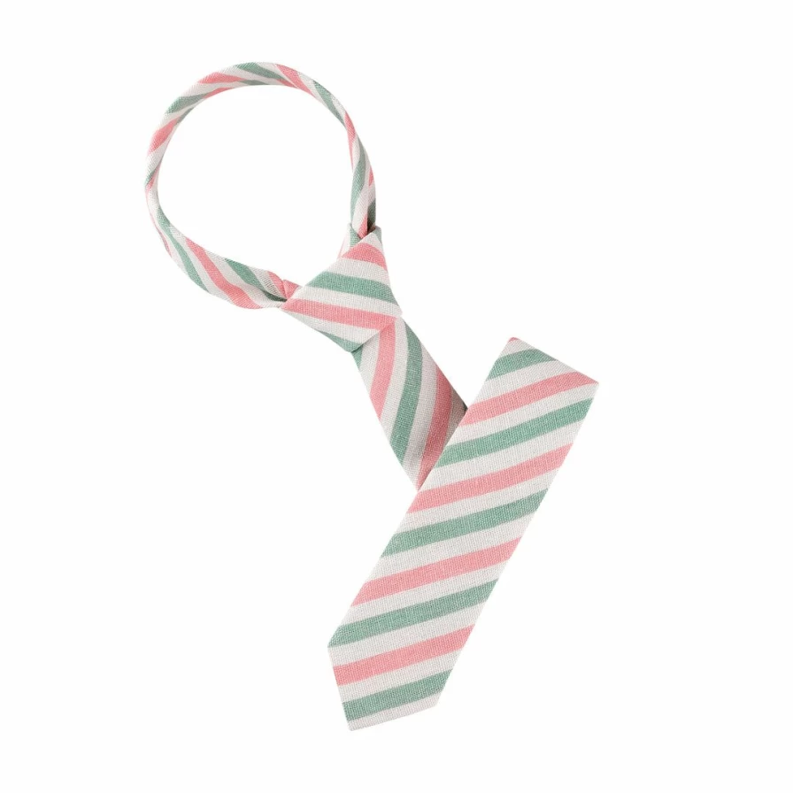 "Stylish Skinny Linen Stripe Necktie for Men - Formal & Casual Self-Tie Business Accessory"