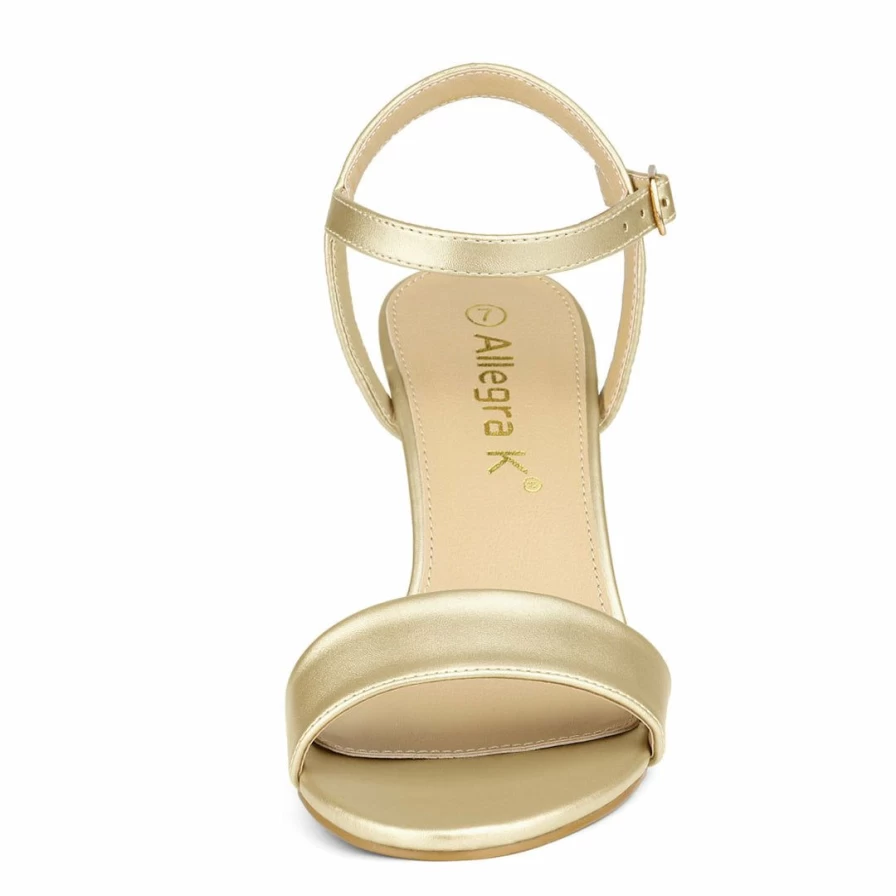 Women's Open Toe Stiletto Heel Ankle Strap Dress Sandals - Elegant High Heel Party Shoes for Women