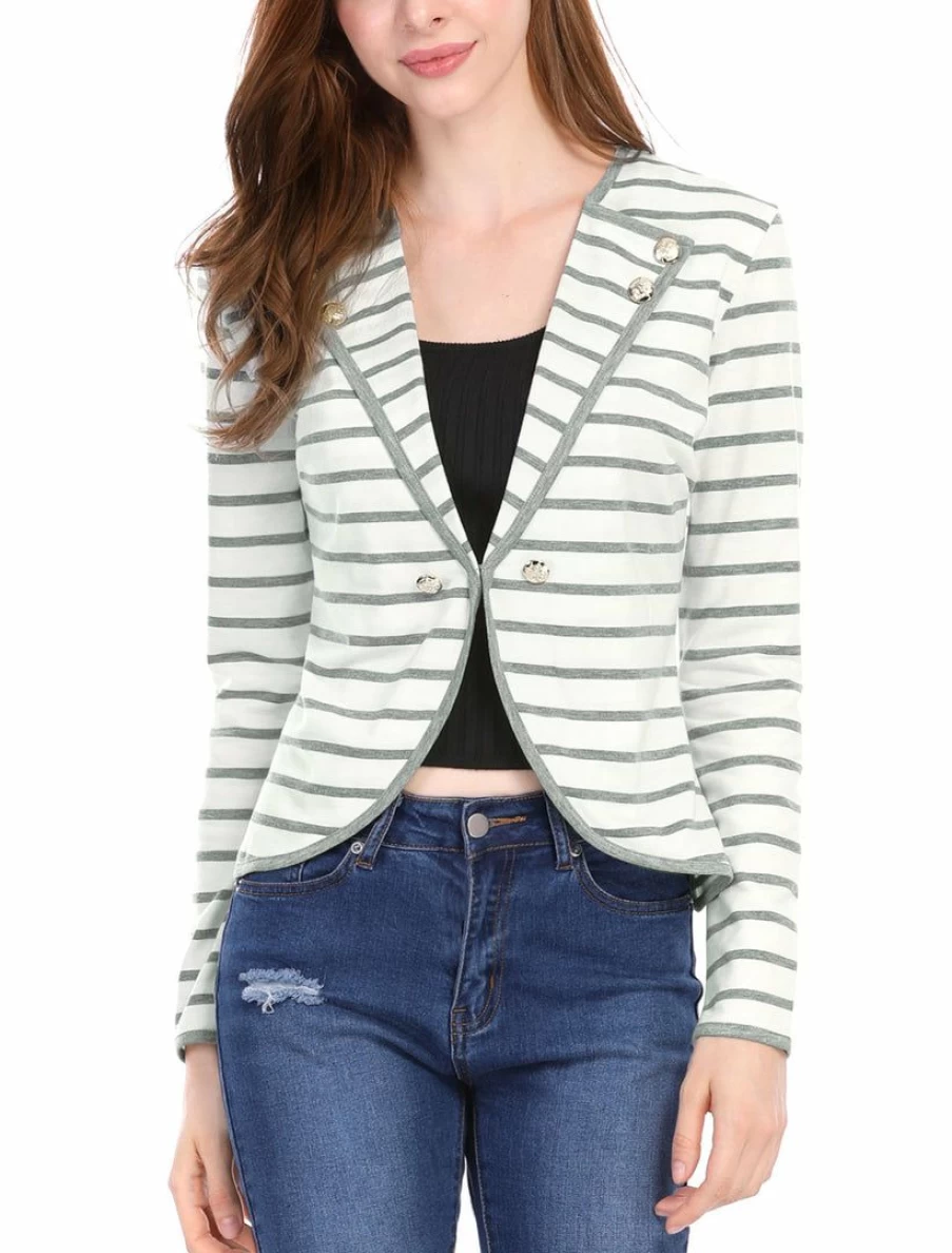 Women's Shawl Collar Blazer with Hook-Eye Closure - Elegant Tailored Jacket for Office or Casual Wear