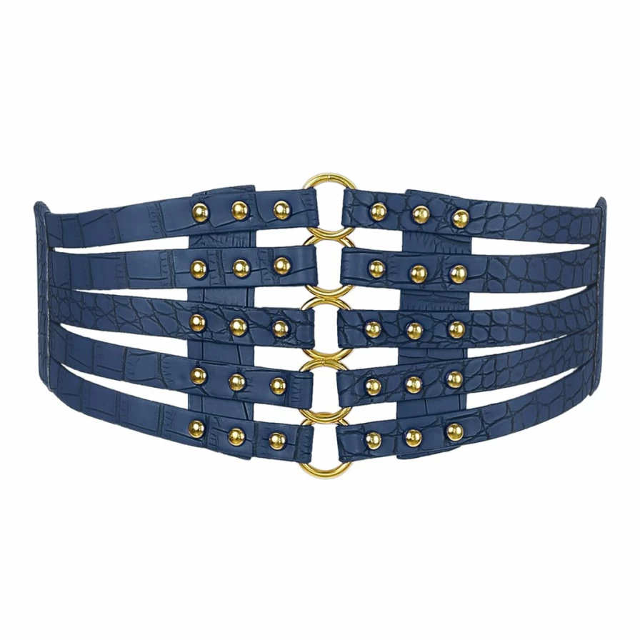 Vintage Wide Elastic Waist Belt for Women - Corset Style Accessory for Dresses