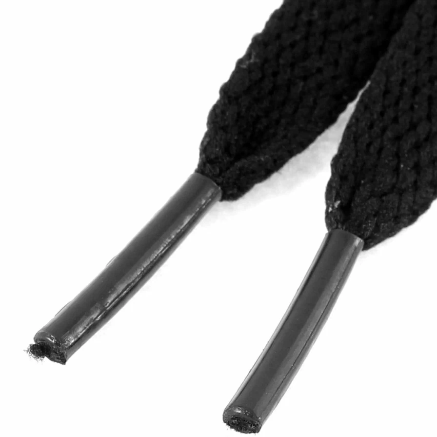 Black Athletic Sport Sneaker Laces - 10 Pairs Flat Bootlaces Shoelaces Strings Accessories