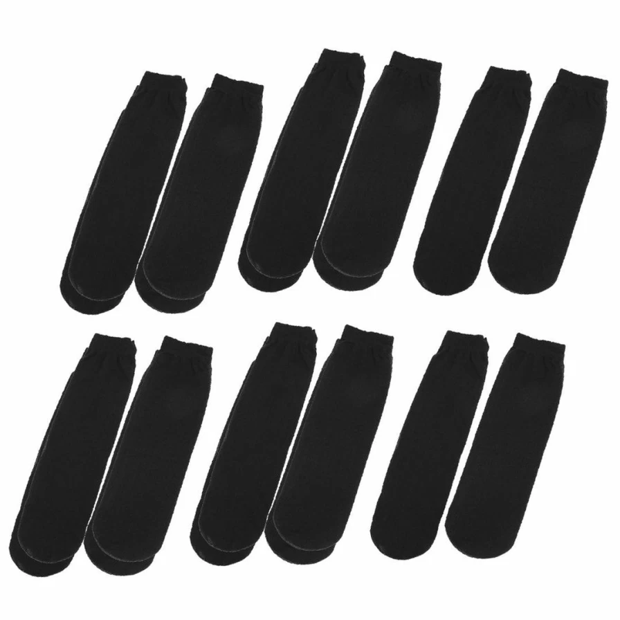 "10 Pairs Stretchy Sheer Stockings for Men & Women - Comfortable Polyester Hosiery Accessories"