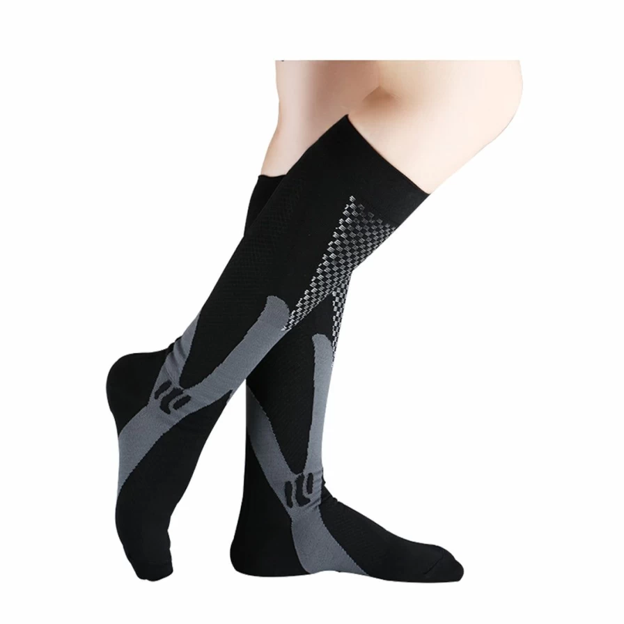 Men's Stretchy Novelty Pattern Knee High Socks - 1 Pack Athletic Socks for Comfort & Style
